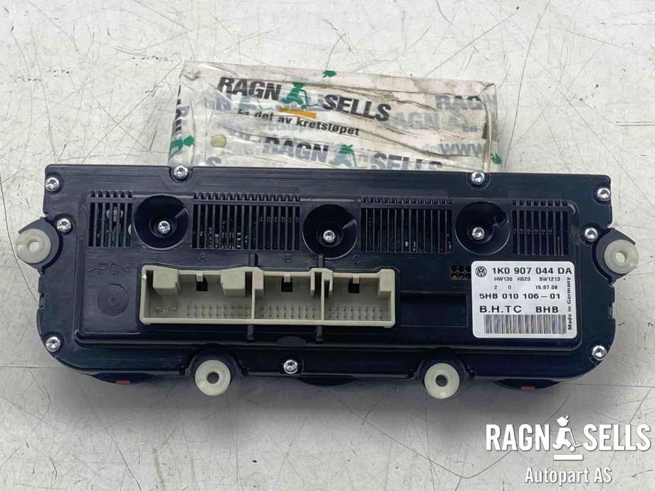 Varmeapparat betjening til VW Touran 2007-2010 (Type I, Fase 2)  (5HB01010601|)