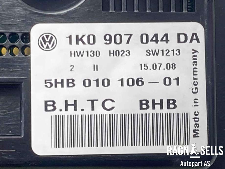 Varmeapparat betjening til VW Touran 2007-2010 (Type I, Fase 2)  (5HB01010601|)