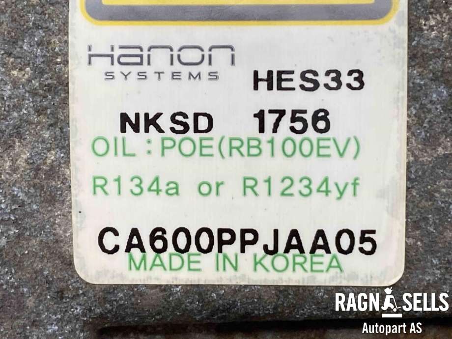 Aircondition kompressor elbil til Hyundai Kona 2017-2021 (Type I, Fase 1)  (97701K4000|)