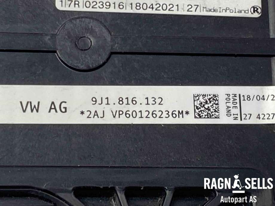 Varmeapparat register til VW ID.4 2020-->> (9J1 816 132|)