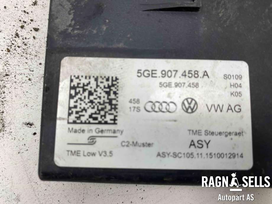 Styreenhet diverse til VW e-Golf 2014-2017 (Fase 1)  (5GE907458A|)