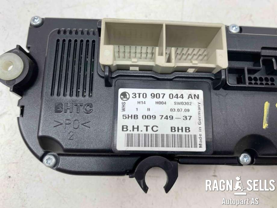 Varmeapparat betjening til Škoda Yeti 2009-2013 (Fase 1)  (3T0 907 044 AN|)