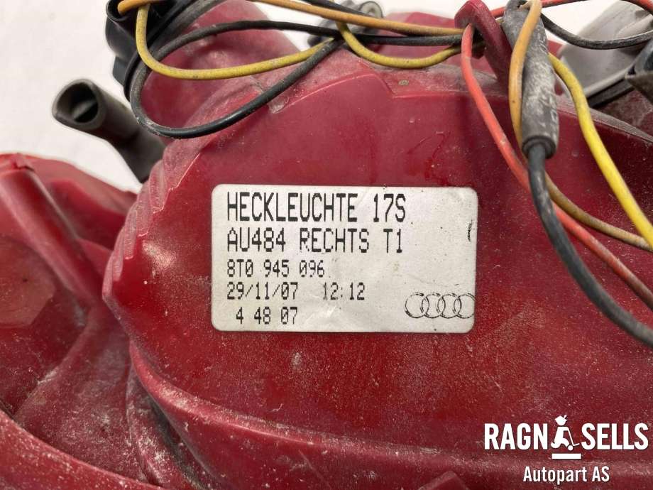 Baklykt høyre ytre til Audi A5 2007-2016 (Type I)  (8T0 945 096|)