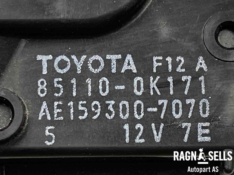 Viskermotor frontrute komplett m/overføring til Toyota Hilux 2020-->>  (851100K171|8515060321|851500K190)