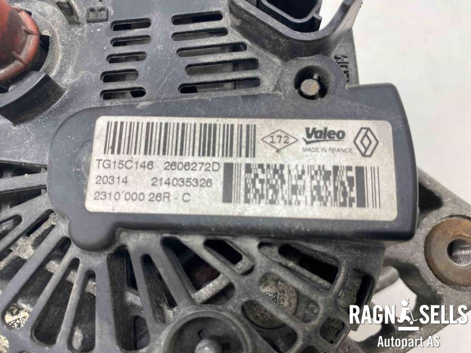 Dynamo diesel til Mercedes Citan 2012-2021 (W415) (W415) (VALEO|A 415 906 49 00||TG15C146|2606272D|231000026R|7711497409|23100-0026R|23100-5018R|23100-5818R)