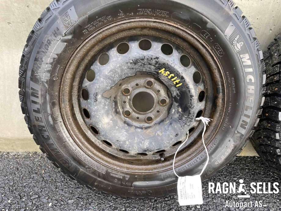 Hjulsett stål vinter til Mercedes Citan 2012-2021 (W415) (W415) (MICHELIN X ICE|5X108 ET 44MM NAV 60|1|195/65R15|)