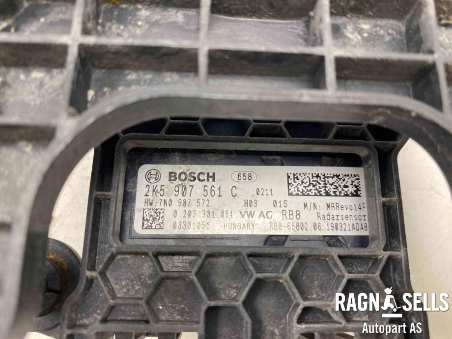 Sensor radar til VW Caddy 2015-2020 (Type III, Fase 3)  (2K5 907 561 C|)