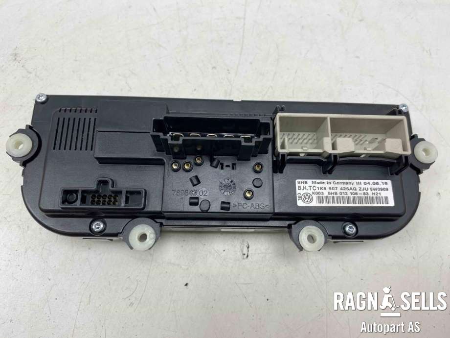 Varmeapparat betjening til VW Caddy 2015-2020 (Type III, Fase 3)  (1K8 907 426 AQ|)