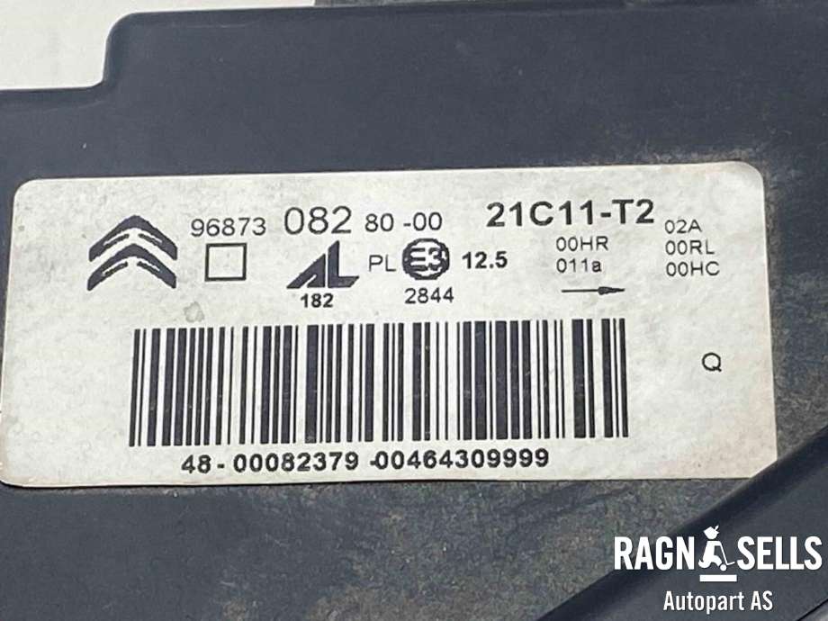 Frontlykt venstre halogen til Citroën C4 2011-2017 (Type II)  (6208 S1|)