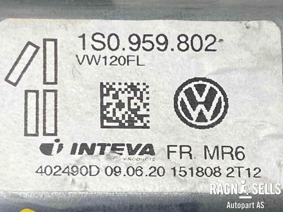 Ruteheis, kun motor, venstre foran til VW E-Up 2019-->>  (1S0959802|)