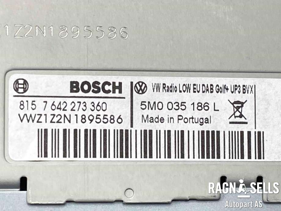 Bilstereo til VW Tiguan 2011-2016 (Type I, Fase 2) (5M0 057 186 L|)