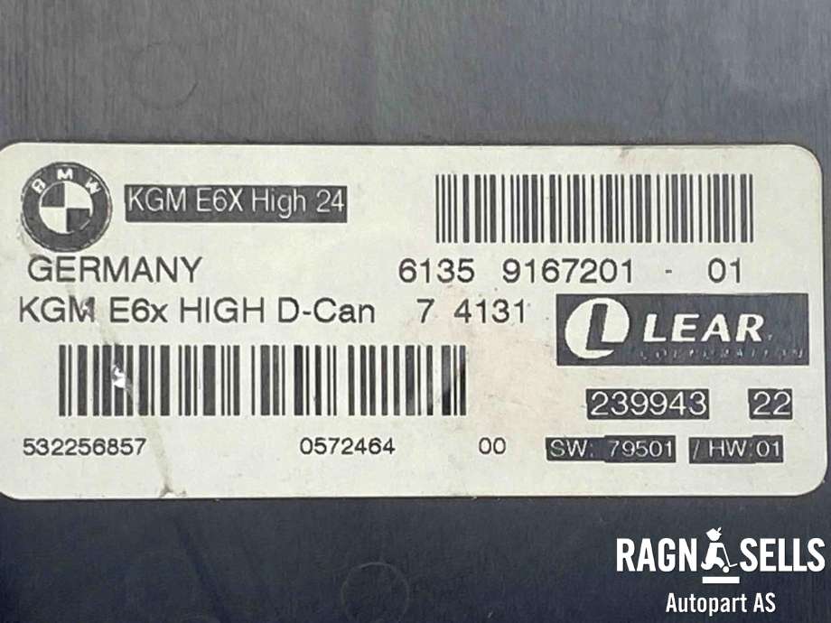 Styreenhet diverse til BMW 5-Serie 2003-2010 (E60/E61) (E60/E61) (61359167201|)