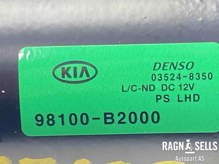 Viskermotor frontrute komplett m/overføring til Kia Soul 2014-2019 (Type II)  (98100B2000|)