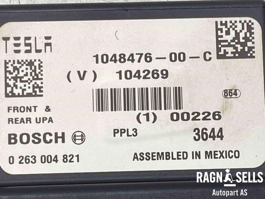 Styreenhet parkering til Tesla Model S 2013-2016 (Fase 1)  (BOSCH|1048476-00-D|1048476-00-C|)
