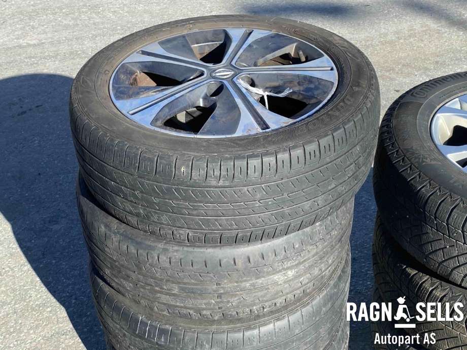 Hjulsett aluminium sommer til Nissan Leaf, 2018-->> (Type II)  (DUNLOP|5X114|3/ET45/66|1)