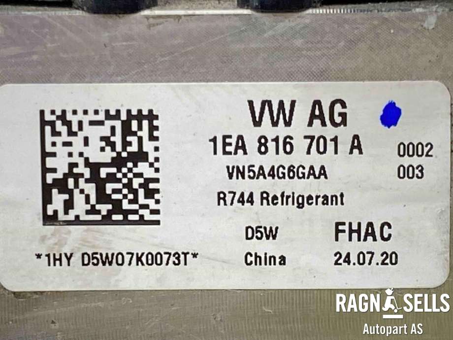 Aircondition diverse til VW ID.4 2020-->>  (1EA816701A|)