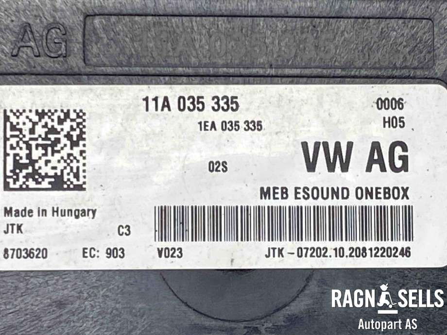 Høyttaler motorlyd, AVAS (Acoustic Vehicle Alerting System) til VW ID.4 2020-->>  (11A 035 335 H|)