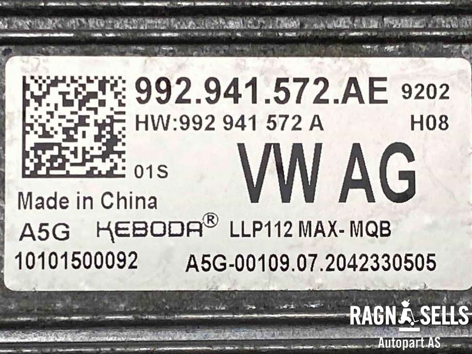 Styreenhet LED til VW ID.4 2020-->>  (992 941 572 AE|)