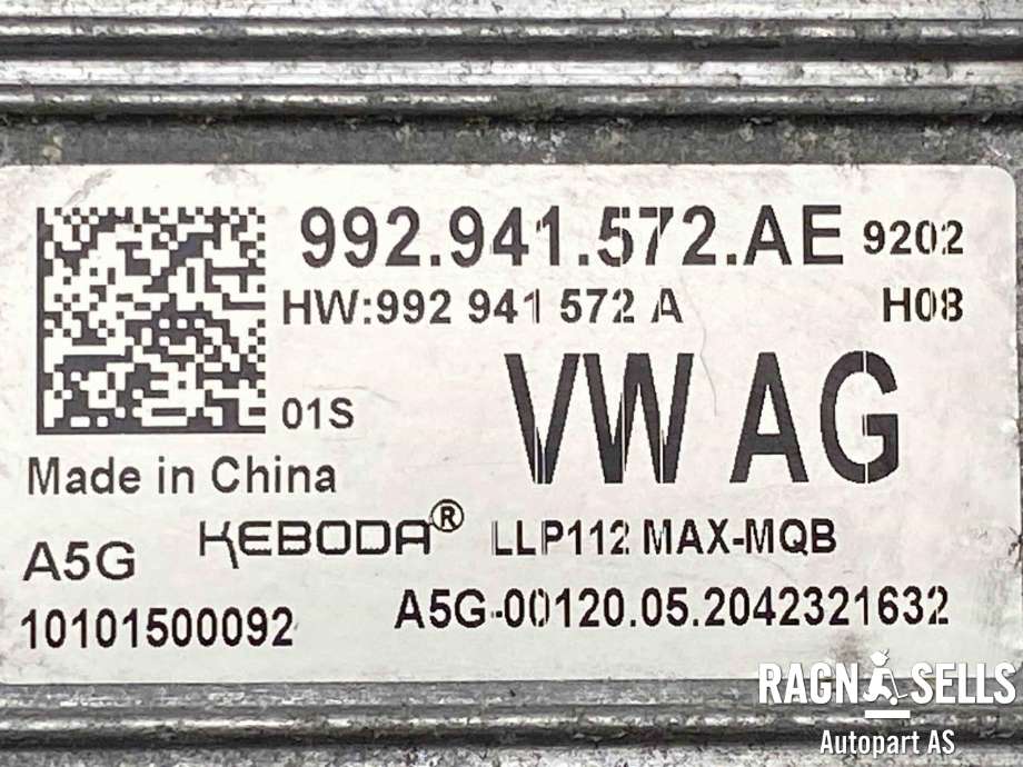 Styreenhet LED til VW ID.4 2020-->>  (992 941 572 AE|)