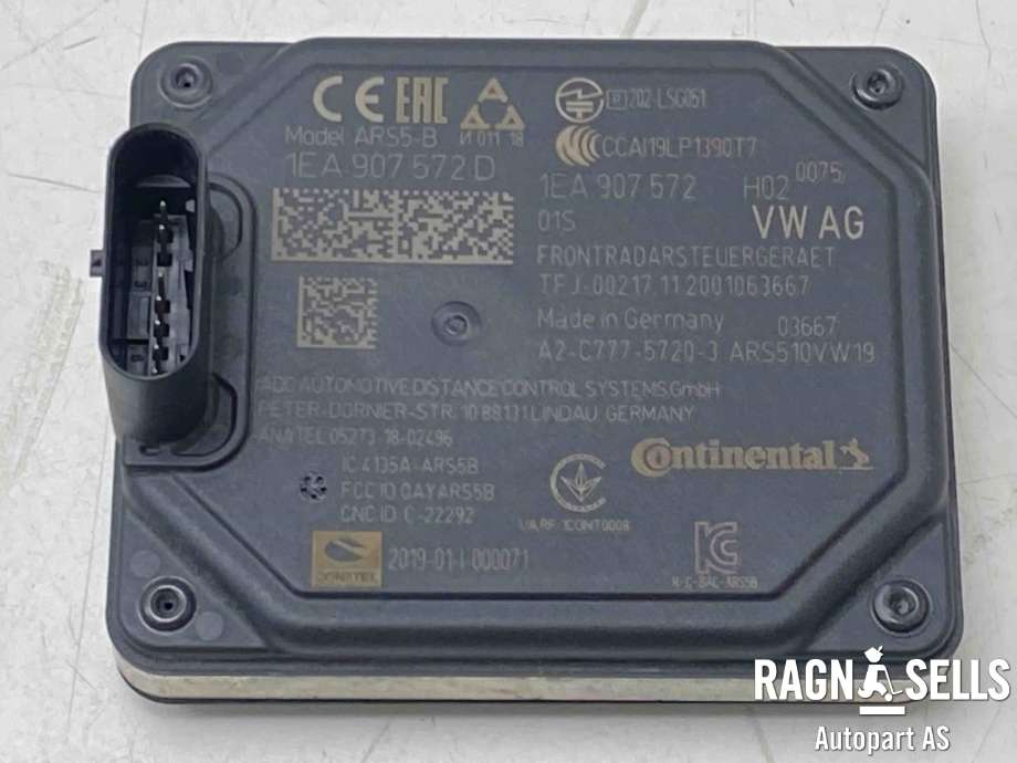 Sensor radar til VW ID.4 2020-->>  (CONTINENTAL|1EA907572D|)