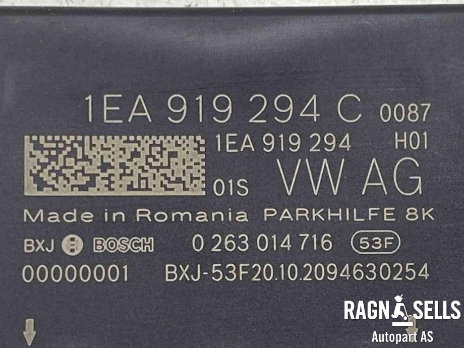 Styreenhet parkering til VW ID.4 2020-->>  (BOSCH|1EA919294C|)
