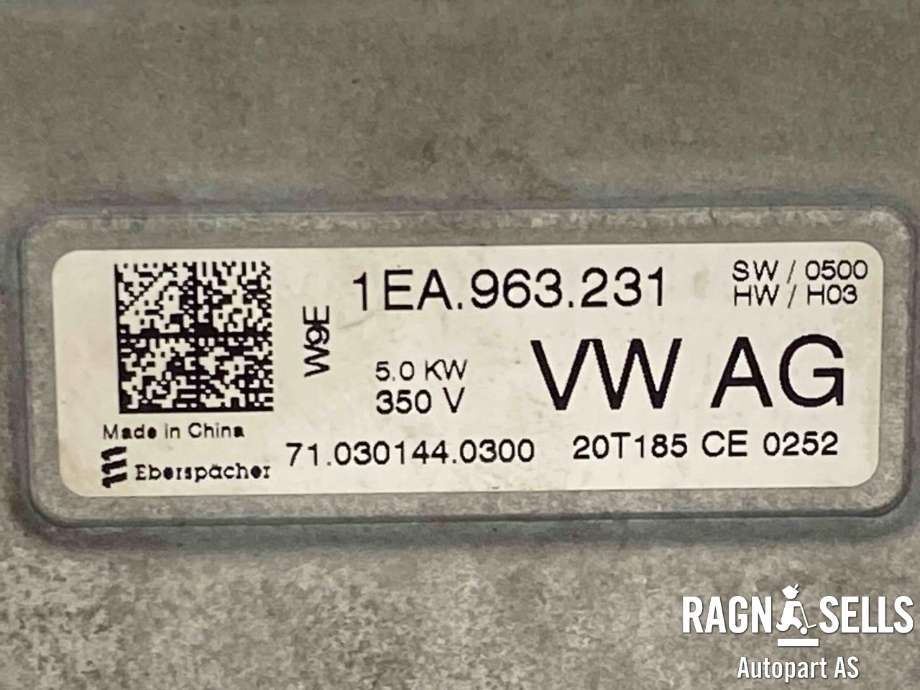 Varmeapparat PTC-heater til VW ID.4 2020-->>  (EBERSPACHER|1EA963231|)