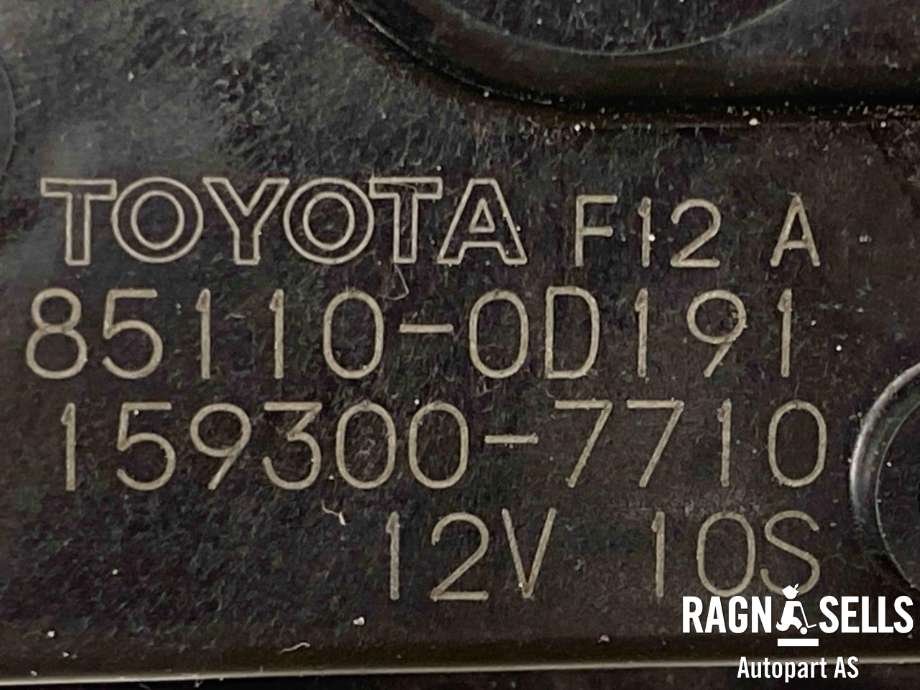 Viskermotor frontrute komplett m/overføring til Toyota Yaris 2014-2020 (Type III, Fase 2)  (851500D180|851100D191|)