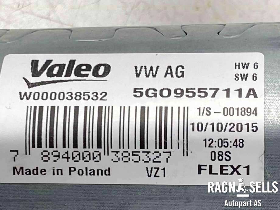 Viskermotor bakrute til VW e-Golf 2014-2017 (Fase 1)  (5G0 955 711 C|)