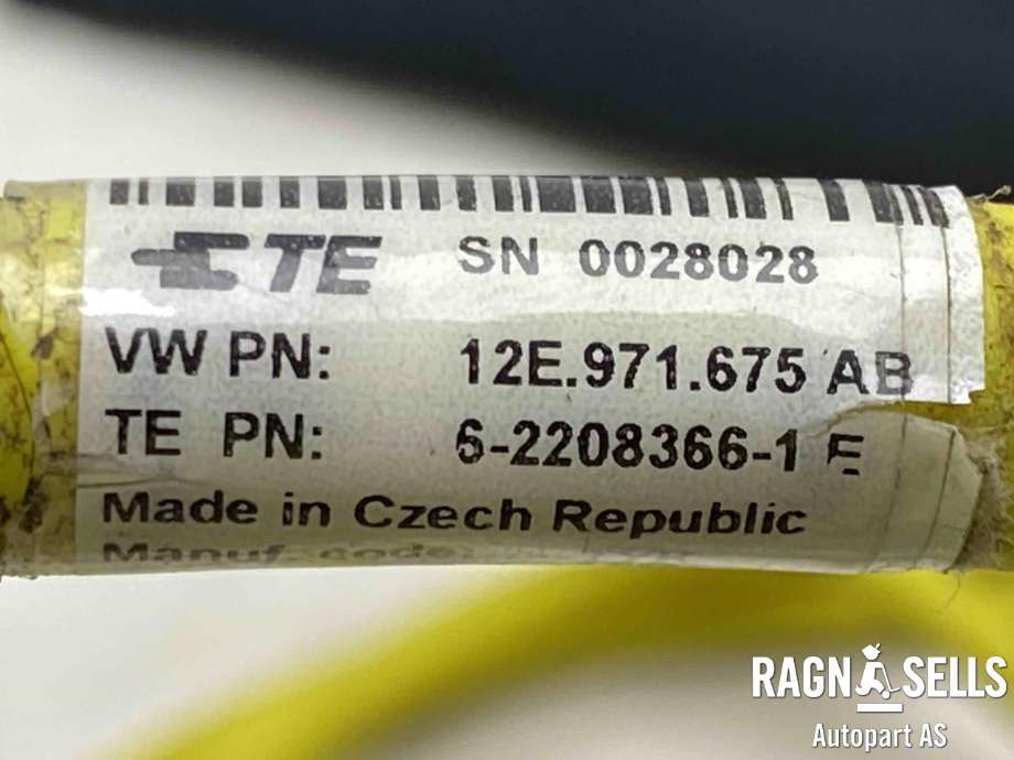 Batterilader kabel til VW e-Golf 2014-2017 (Fase 1)  (12E 971 675 AB||1EA 971 639 G)