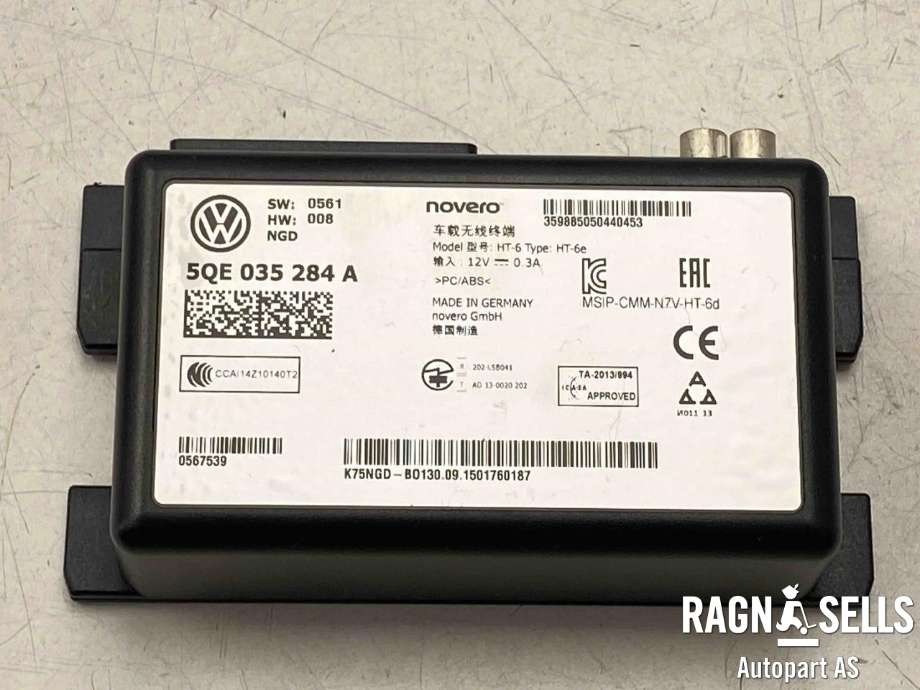 Styreenhet diverse til VW e-Golf, 2014-2017 (Fase 1)  (5QE 035 284 A)