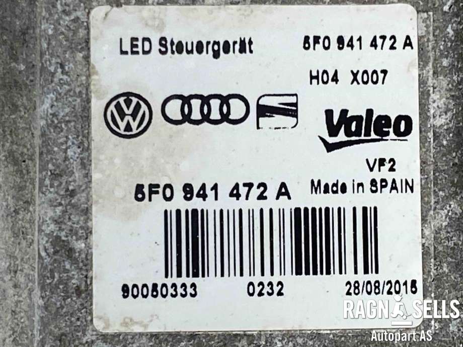 Styreenhet LED til VW e-Golf 2014-2017 (Fase 1)  (VALEO|5F0 941 472 A|)