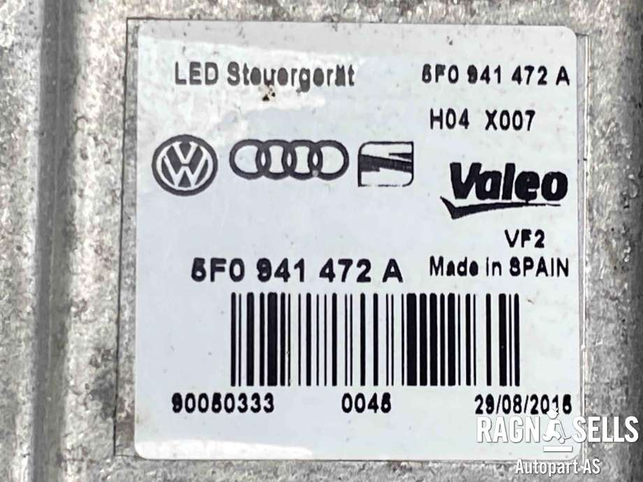 Styreenhet LED til VW e-Golf 2014-2017 (Fase 1)  (VALEO|5F0 941 472 A|)