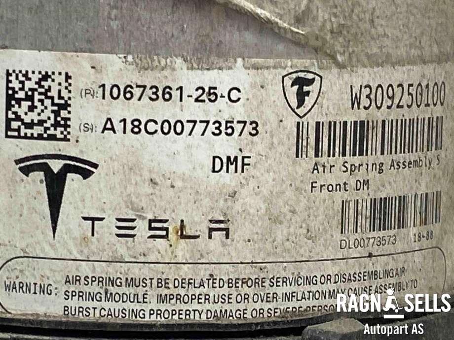 Fjærbein venstre foran til Tesla Model S 2016-2021 (Fase 2)  (106736125C|)