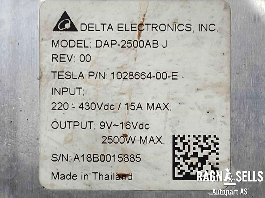 DCDC converter elbil til Tesla Model S 2016-2021 (Fase 2)  (102866400E|)