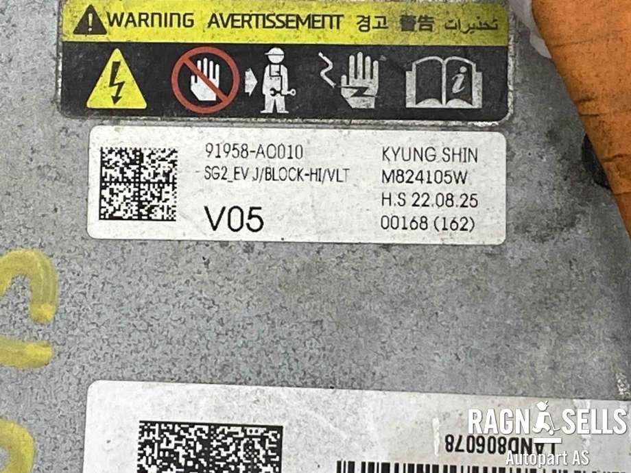 Koblingsboks elbil (HVJB) til Kia Niro EV 2022-->> (91958AO010|)
