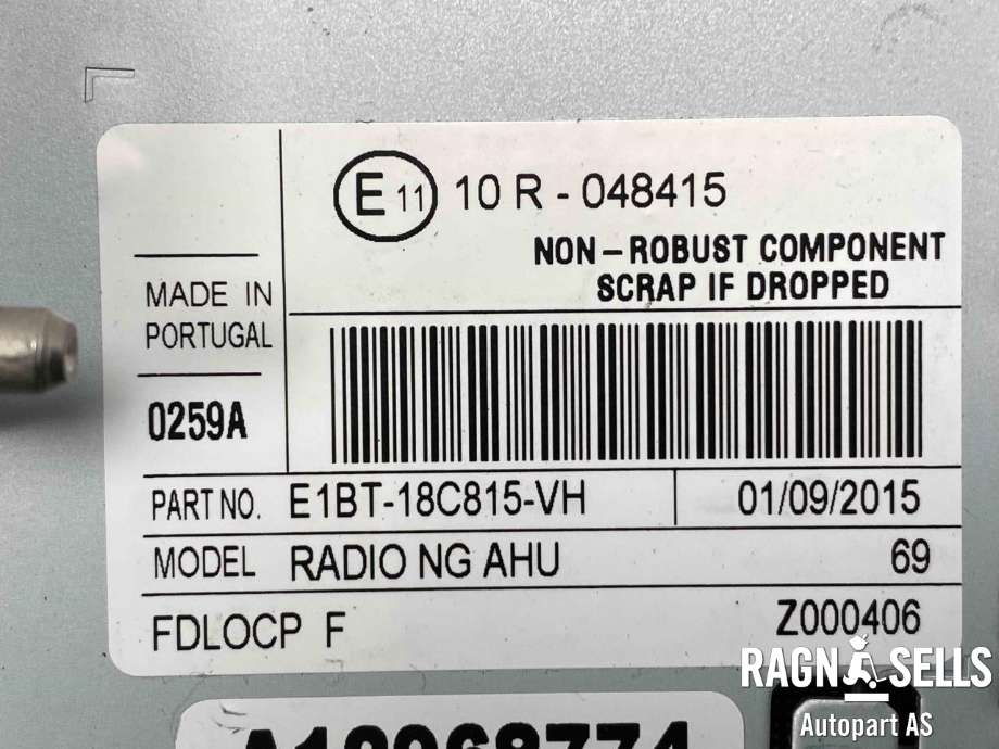 Bilstereo til Ford C-Max 2015-2019 (Type II, Fase 2) (E1BT-18C815-VR||2342455)
