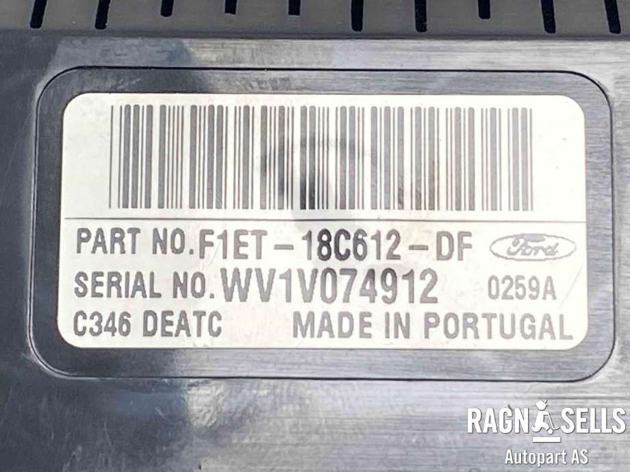 Varmeapparat betjening til Ford C-Max 2015-2019 (Type II, Fase 2)  (F1ET-18C612-DM|F1ET-18C612-DF|2376689)