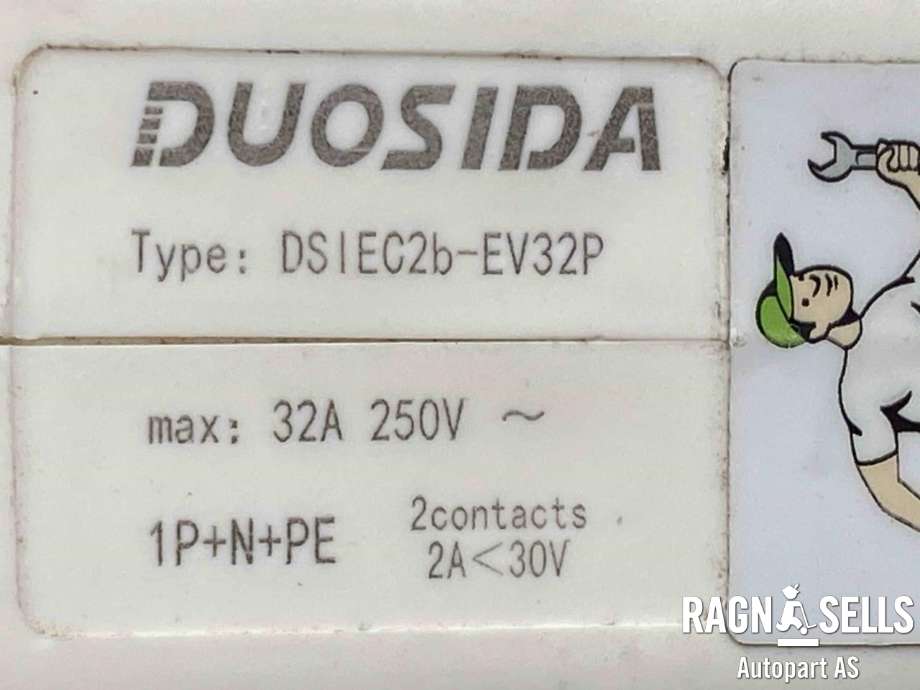 Batterilader kabel til Kia Soul 2014-2019 (Type II)  (DS1EC2BEV32P|)
