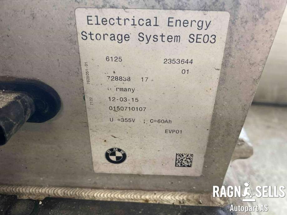 Batteripakke elbil til BMW i3 2013-2022  (61 27 7 625 066|61 27 8 647 909|)