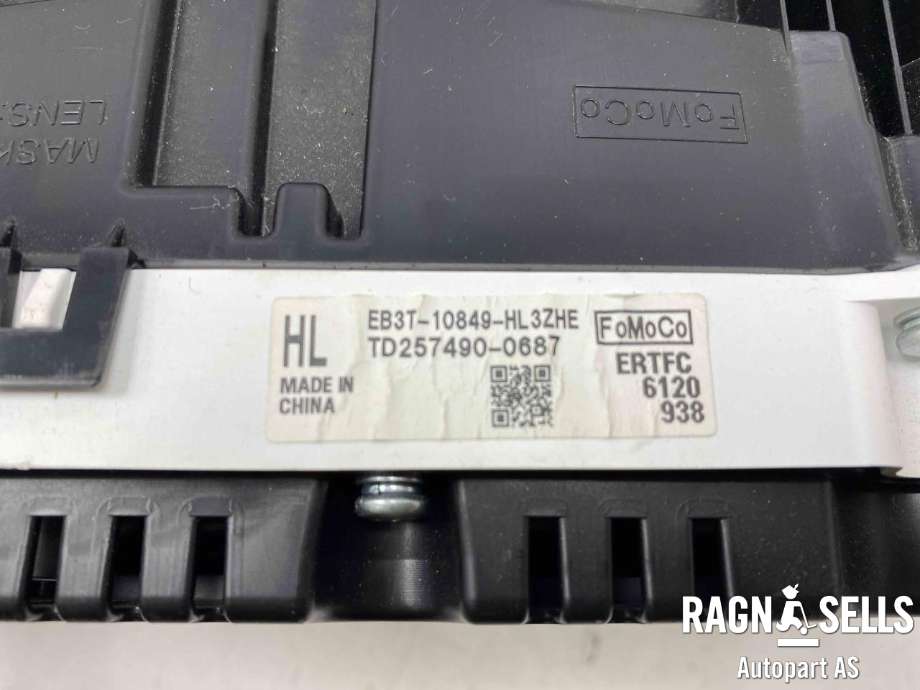 Instrumentpanel til Ford Ranger / Ranger Raptor 2015-2022  (GB3T-10849-HD3ZHE|EB3T-10849-HL3ZHE|2200024)