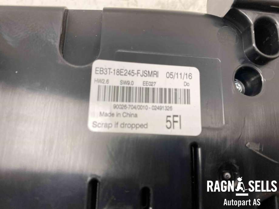 Varmeapparat betjening til Ford Ranger / Ranger Raptor 2015-2022  (EB3T-18E245-FNSMRI|EB3T-18E245-FJSMRI|2306714)