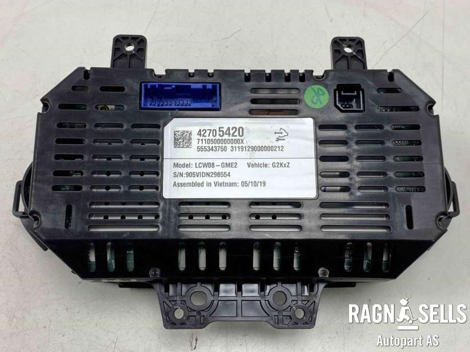 Instrumentpanel til Opel Ampera-e 2017-->> (Type II)  (42647709|42697526|)