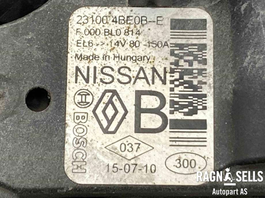 Dynamo til Nissan Pulsar 2014-->>  (231004BE0B|)