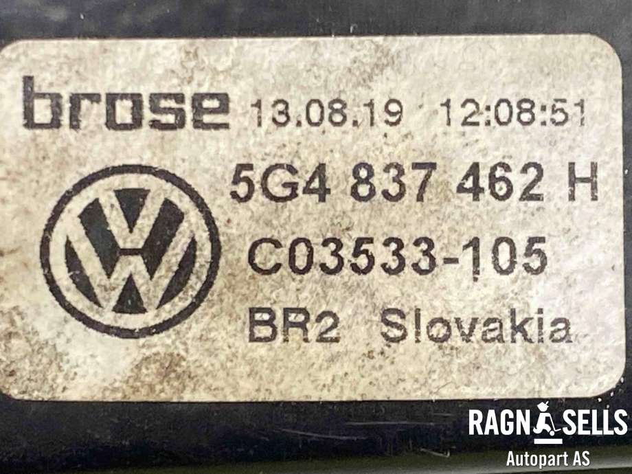 Ruteheis høyre foran til VW e-Golf 2017-2020 (Fase 2)  (5G4 837 462 H|)