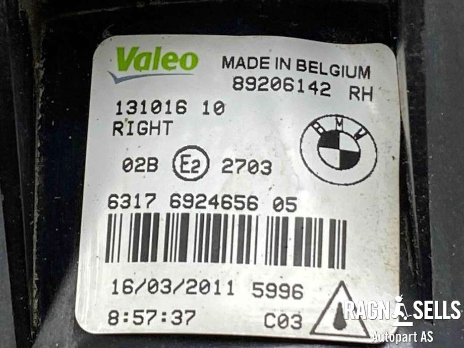 Tåkelykt høyre foran til BMW X5 2007-2013 (E70) (E70) (63 17 6 924 656|)