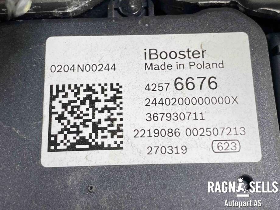 Bremsekraft-forsterker til Opel Ampera-e 2017-->> (Type II)  (42576673|42576676|42525621|42698892|42529674)