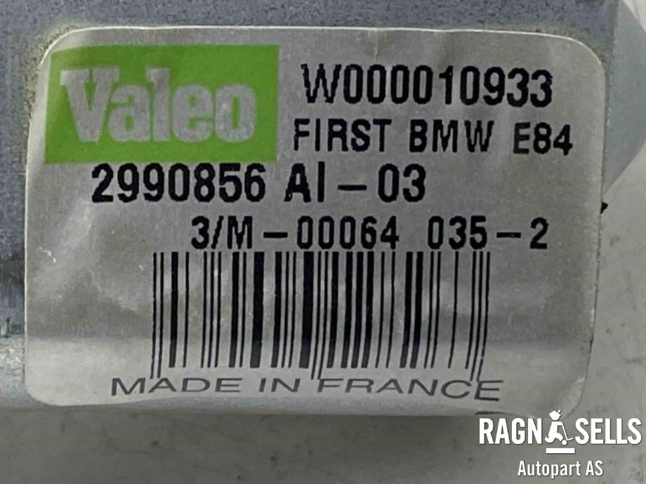Viskermotor bakrute til BMW X1 2009-2015 (E84) (E84) (VALEO|67 63 2 990 856||W000010933)
