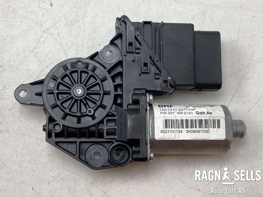 Ruteheis, kun motor, høyre bak til VW Golf VI 2008-2012 (5K0 959 704 D|)