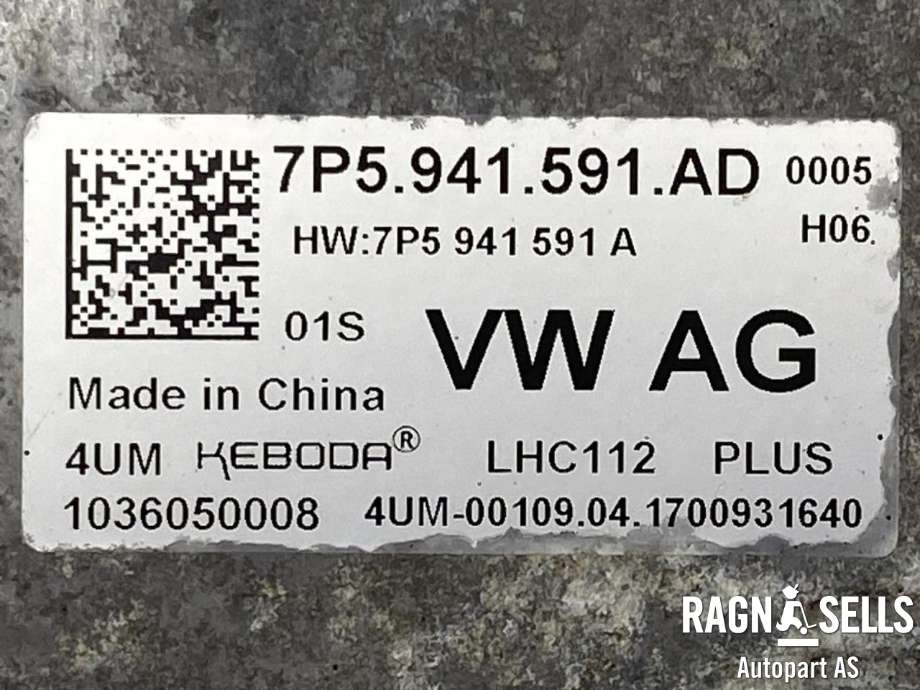 Styreenhet LED til VW e-Golf 2017-2020 (Fase 2)  (7P5941591AD|)
