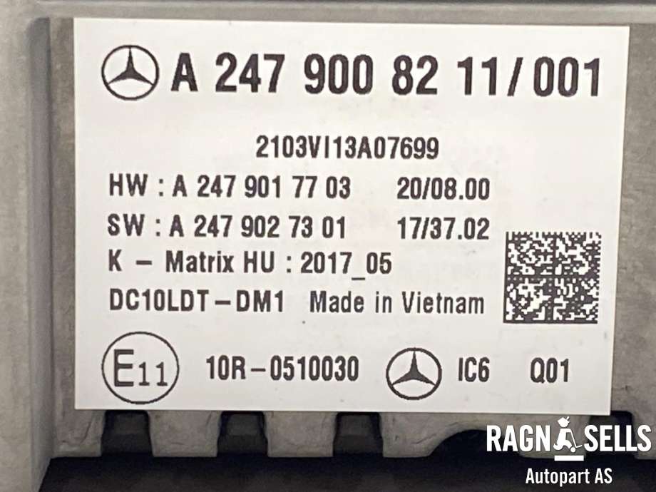 Instrumentpanel til Mercedes EQC 2019-->>  (A2479008211|)